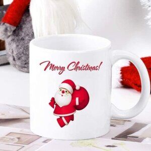 MERRY CHRISTMAS SANTA CLAUSE COFFE MUG GIFT
